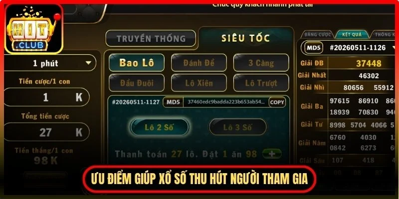 Một số ưu điểm giúp xổ số thu hút người tham gia